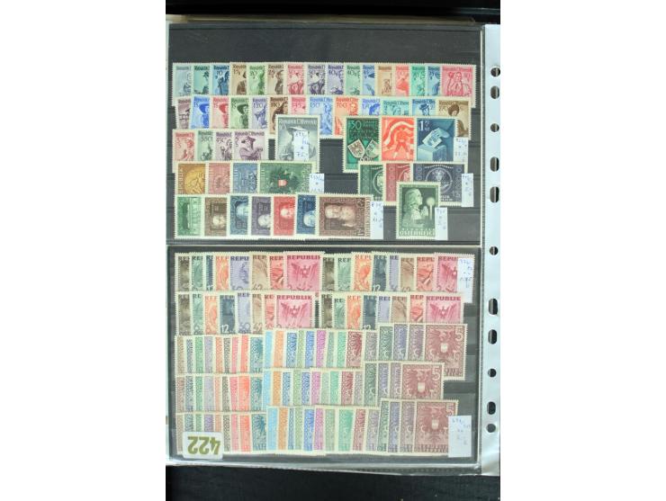 1850/2008, postfrischer, ungebrauchter und gestempelter Bestand mit u.a. Mi.-Nr. 551-54, 588 (2), 772-75B, 984-87 (9), Kleinb