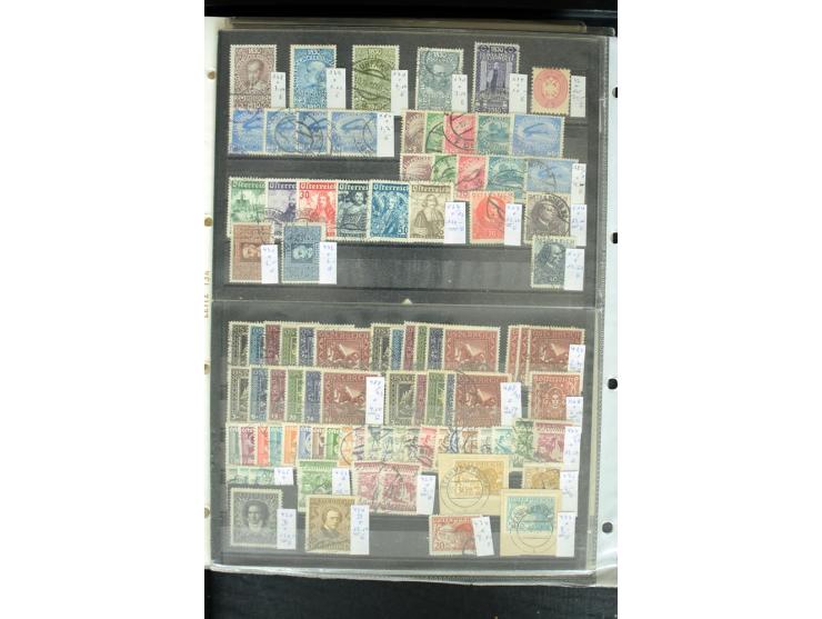 1850/2008, postfrischer, ungebrauchter und gestempelter Bestand mit u.a. Mi.-Nr. 551-54, 588 (2), 772-75B, 984-87 (9), Kleinb