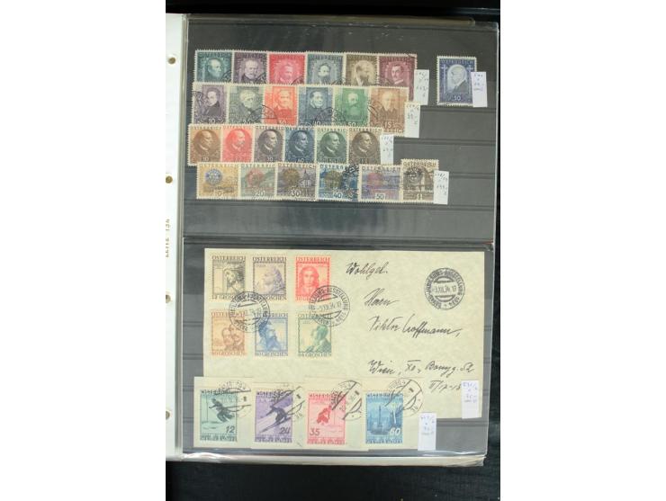 1850/2008, postfrischer, ungebrauchter und gestempelter Bestand mit u.a. Mi.-Nr. 551-54, 588 (2), 772-75B, 984-87 (9), Kleinb