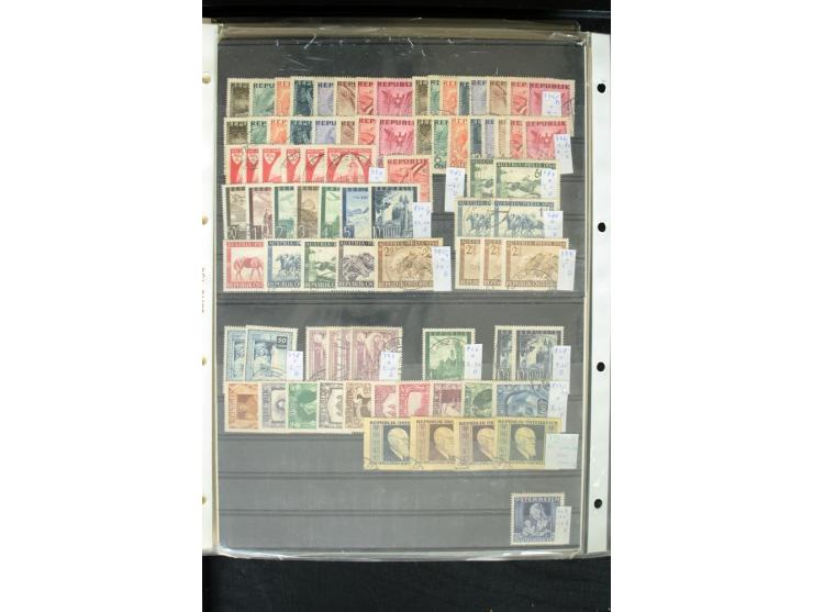 1850/2008, postfrischer, ungebrauchter und gestempelter Bestand mit u.a. Mi.-Nr. 551-54, 588 (2), 772-75B, 984-87 (9), Kleinb