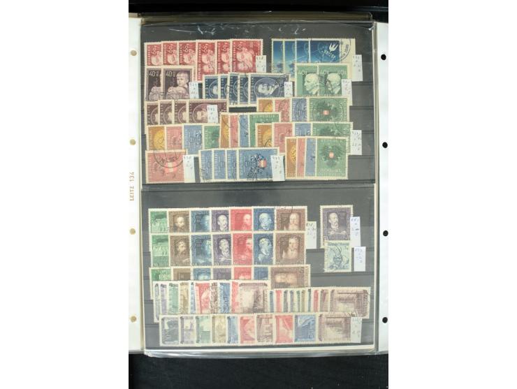 1850/2008, postfrischer, ungebrauchter und gestempelter Bestand mit u.a. Mi.-Nr. 551-54, 588 (2), 772-75B, 984-87 (9), Kleinb