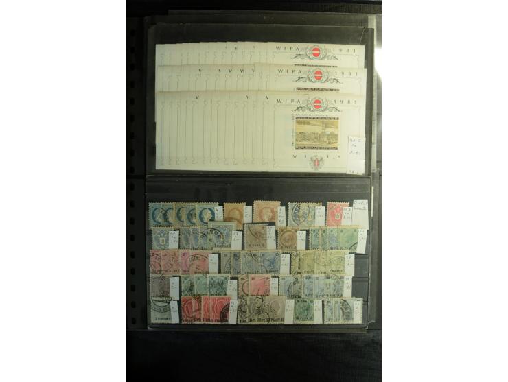 1850/2008, postfrischer, ungebrauchter und gestempelter Bestand mit u.a. Mi.-Nr. 551-54, 588 (2), 772-75B, 984-87 (9), Kleinb