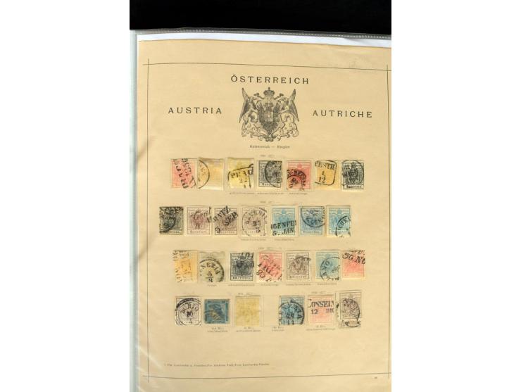 1850/1910, schöne vorwiegend gestempelte Sammlung mit vielen guten Ausgaben, teilweise mehrfach, außerdem ein guter Teil Leva