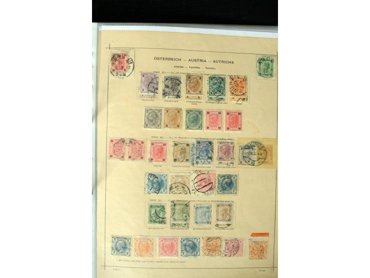1850/1910, schöne vorwiegend gestempelte Sammlung mit vielen guten Ausgaben, teilweise mehrfach, außerdem ein guter Teil Leva