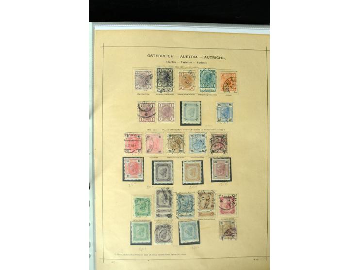 1850/1910, schöne vorwiegend gestempelte Sammlung mit vielen guten Ausgaben, teilweise mehrfach, außerdem ein guter Teil Leva