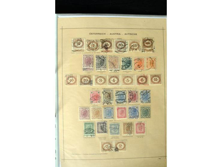 1850/1910, schöne vorwiegend gestempelte Sammlung mit vielen guten Ausgaben, teilweise mehrfach, außerdem ein guter Teil Leva