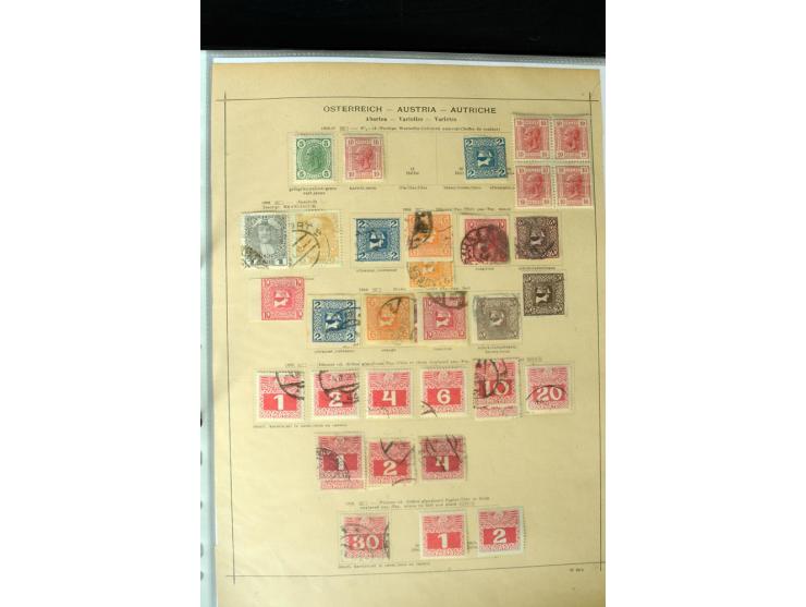 1850/1910, schöne vorwiegend gestempelte Sammlung mit vielen guten Ausgaben, teilweise mehrfach, außerdem ein guter Teil Leva