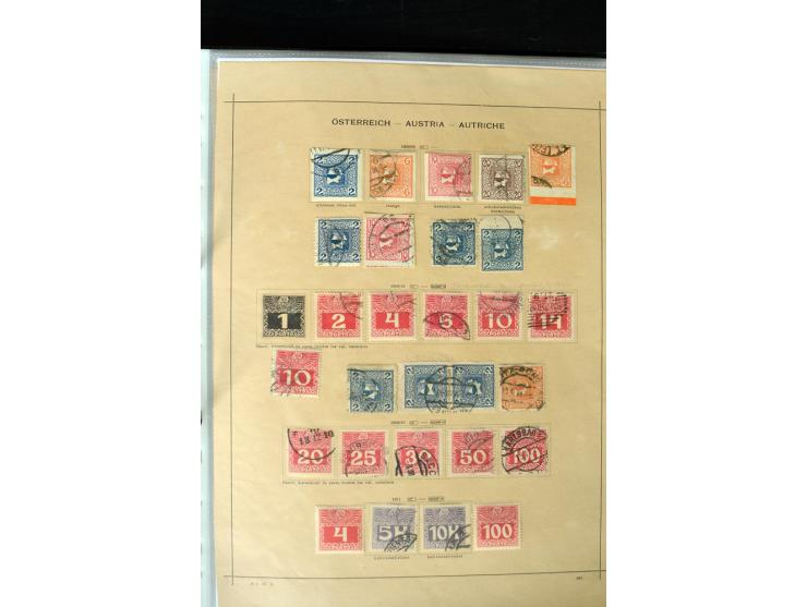 1850/1910, schöne vorwiegend gestempelte Sammlung mit vielen guten Ausgaben, teilweise mehrfach, außerdem ein guter Teil Leva