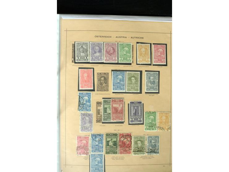 1850/1910, schöne vorwiegend gestempelte Sammlung mit vielen guten Ausgaben, teilweise mehrfach, außerdem ein guter Teil Leva