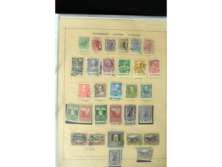 1850/1910, schöne vorwiegend gestempelte Sammlung mit vielen guten Ausgaben, teilweise mehrfach, außerdem ein guter Teil Leva