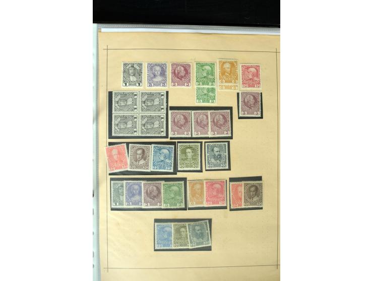 1850/1910, schöne vorwiegend gestempelte Sammlung mit vielen guten Ausgaben, teilweise mehrfach, außerdem ein guter Teil Leva
