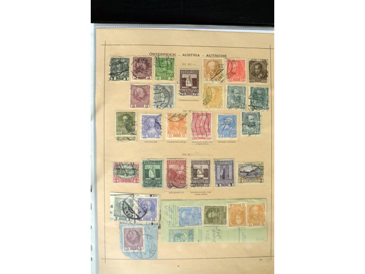 1850/1910, schöne vorwiegend gestempelte Sammlung mit vielen guten Ausgaben, teilweise mehrfach, außerdem ein guter Teil Leva