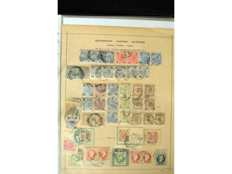 1850/1910, schöne vorwiegend gestempelte Sammlung mit vielen guten Ausgaben, teilweise mehrfach, außerdem ein guter Teil Leva