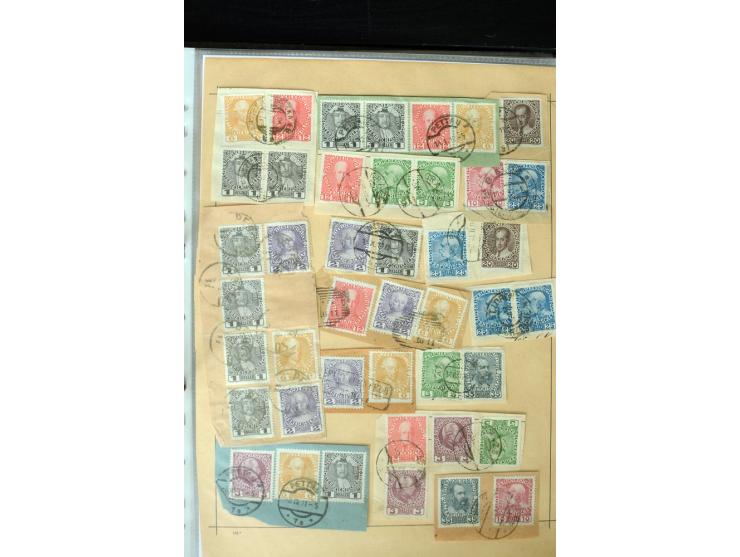 1850/1910, schöne vorwiegend gestempelte Sammlung mit vielen guten Ausgaben, teilweise mehrfach, außerdem ein guter Teil Leva