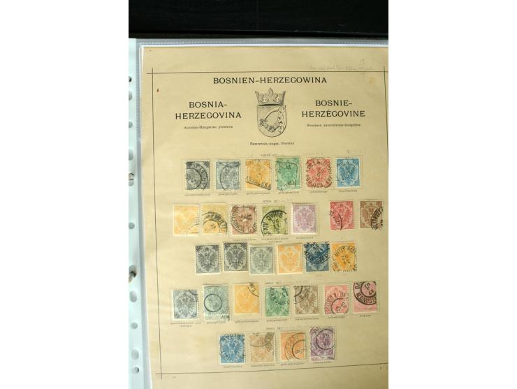 1850/1910, schöne vorwiegend gestempelte Sammlung mit vielen guten Ausgaben, teilweise mehrfach, außerdem ein guter Teil Leva