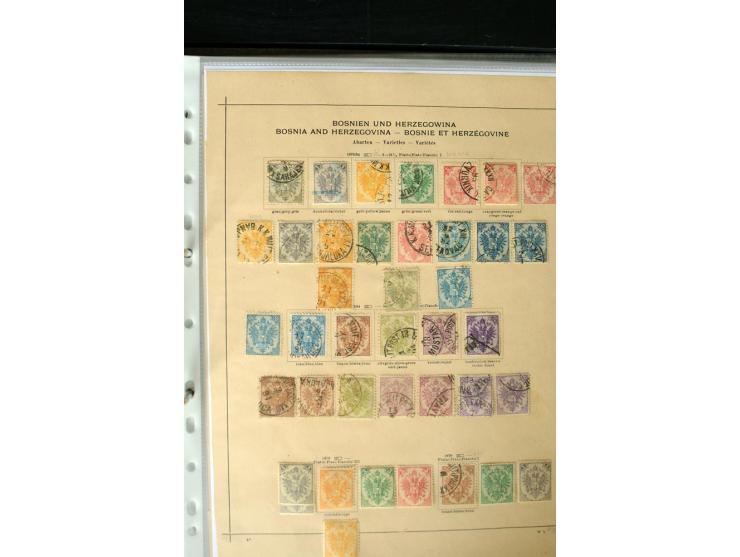 1850/1910, schöne vorwiegend gestempelte Sammlung mit vielen guten Ausgaben, teilweise mehrfach, außerdem ein guter Teil Leva