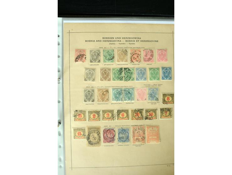 1850/1910, schöne vorwiegend gestempelte Sammlung mit vielen guten Ausgaben, teilweise mehrfach, außerdem ein guter Teil Leva