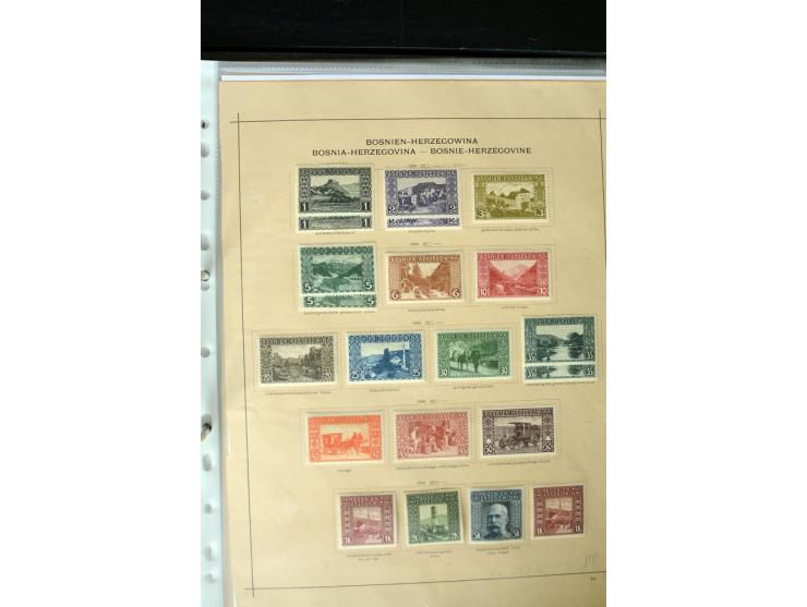 1850/1910, schöne vorwiegend gestempelte Sammlung mit vielen guten Ausgaben, teilweise mehrfach, außerdem ein guter Teil Leva