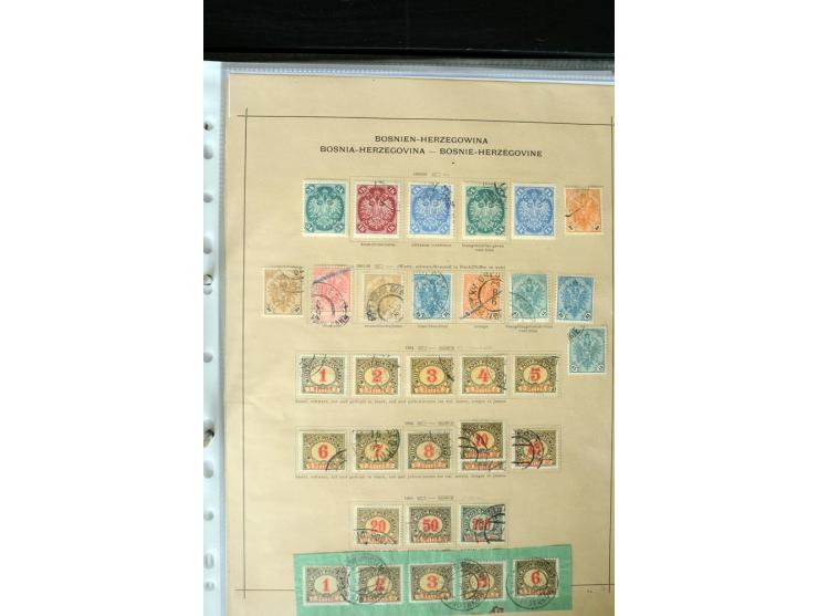 1850/1910, schöne vorwiegend gestempelte Sammlung mit vielen guten Ausgaben, teilweise mehrfach, außerdem ein guter Teil Leva