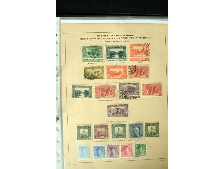 1850/1910, schöne vorwiegend gestempelte Sammlung mit vielen guten Ausgaben, teilweise mehrfach, außerdem ein guter Teil Leva