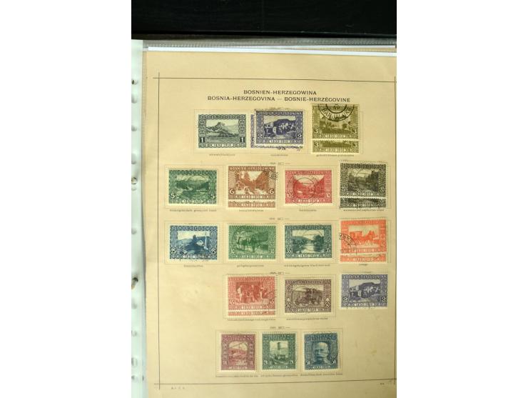 1850/1910, schöne vorwiegend gestempelte Sammlung mit vielen guten Ausgaben, teilweise mehrfach, außerdem ein guter Teil Leva