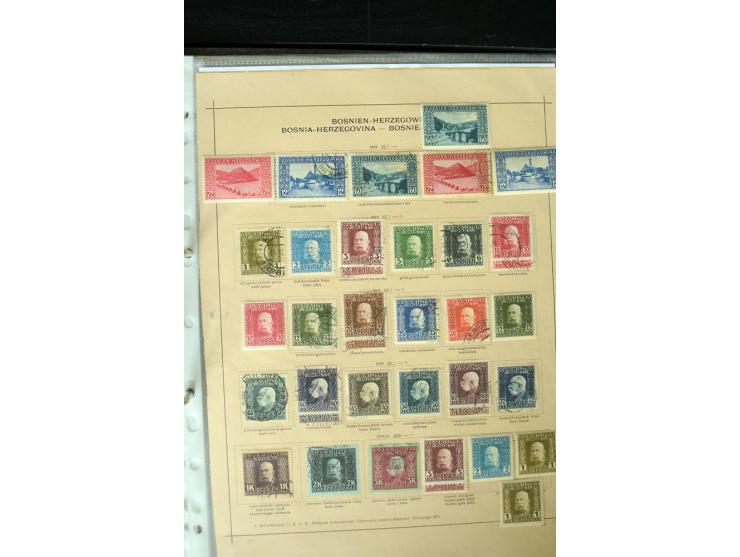 1850/1910, schöne vorwiegend gestempelte Sammlung mit vielen guten Ausgaben, teilweise mehrfach, außerdem ein guter Teil Leva