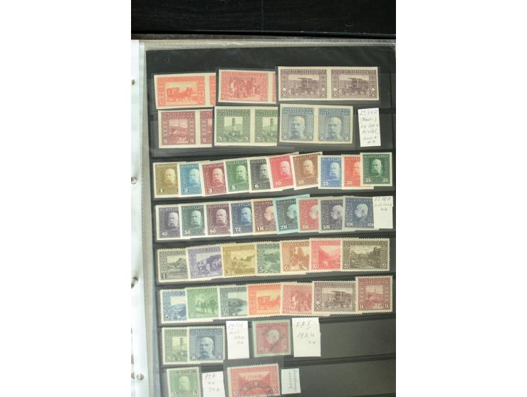 1850/1910, schöne vorwiegend gestempelte Sammlung mit vielen guten Ausgaben, teilweise mehrfach, außerdem ein guter Teil Leva