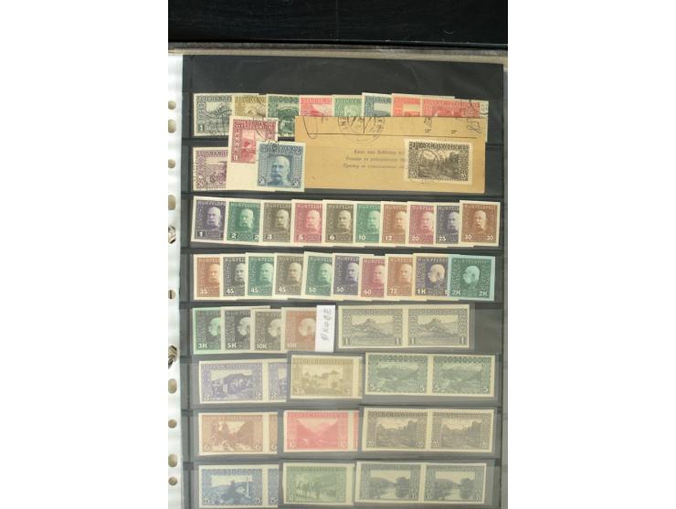 1850/1910, schöne vorwiegend gestempelte Sammlung mit vielen guten Ausgaben, teilweise mehrfach, außerdem ein guter Teil Leva