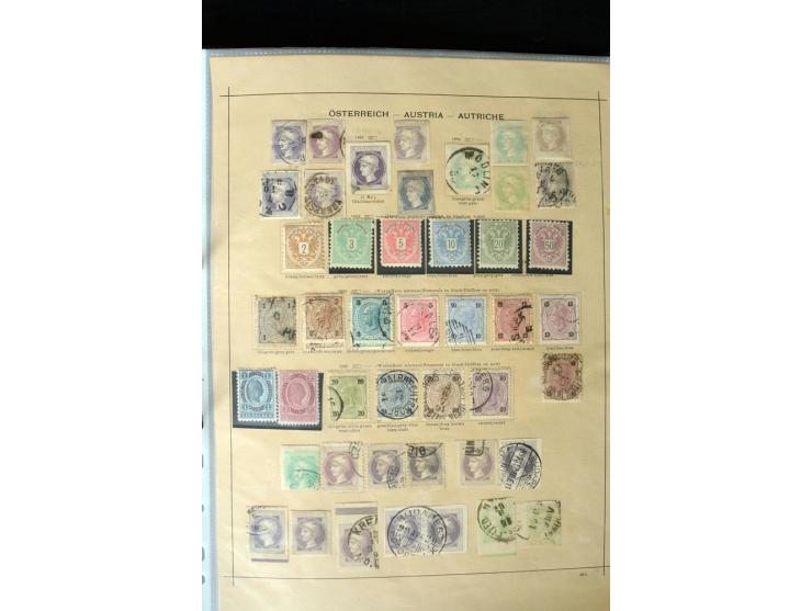 1850/1910, schöne vorwiegend gestempelte Sammlung mit vielen guten Ausgaben, teilweise mehrfach, außerdem ein guter Teil Leva