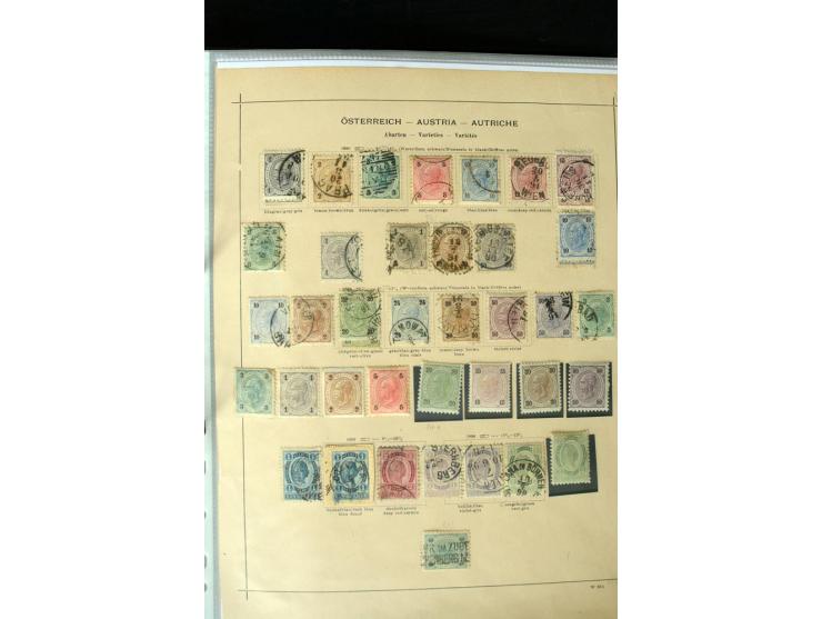 1850/1910, schöne vorwiegend gestempelte Sammlung mit vielen guten Ausgaben, teilweise mehrfach, außerdem ein guter Teil Leva