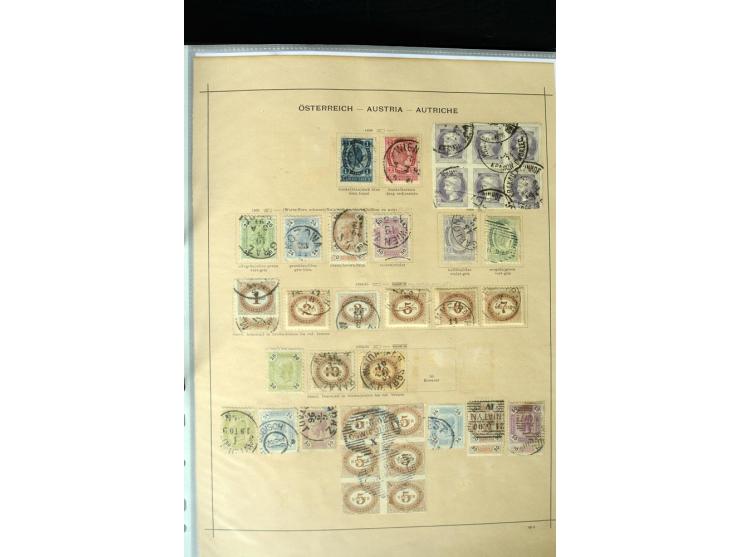 1850/1910, schöne vorwiegend gestempelte Sammlung mit vielen guten Ausgaben, teilweise mehrfach, außerdem ein guter Teil Leva