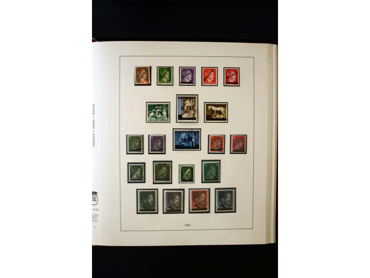 1850/1988, gestempelte Sammlung mit u.a. Mi.-Nr. 1 (2), 2 (2), 10-15I, 10-15II, 161-77, 518-23, 555, Bl.1 (Fotoattest Zenker 