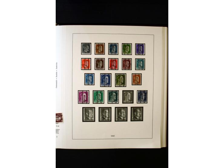 1850/1988, gestempelte Sammlung mit u.a. Mi.-Nr. 1 (2), 2 (2), 10-15I, 10-15II, 161-77, 518-23, 555, Bl.1 (Fotoattest Zenker 