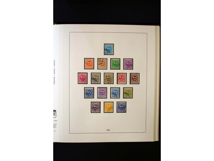 1850/1988, gestempelte Sammlung mit u.a. Mi.-Nr. 1 (2), 2 (2), 10-15I, 10-15II, 161-77, 518-23, 555, Bl.1 (Fotoattest Zenker 