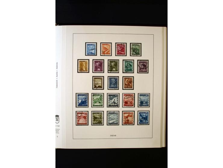 1850/1988, gestempelte Sammlung mit u.a. Mi.-Nr. 1 (2), 2 (2), 10-15I, 10-15II, 161-77, 518-23, 555, Bl.1 (Fotoattest Zenker 