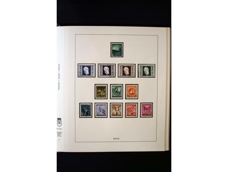 1850/1988, gestempelte Sammlung mit u.a. Mi.-Nr. 1 (2), 2 (2), 10-15I, 10-15II, 161-77, 518-23, 555, Bl.1 (Fotoattest Zenker 