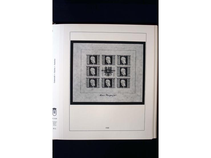 1850/1988, gestempelte Sammlung mit u.a. Mi.-Nr. 1 (2), 2 (2), 10-15I, 10-15II, 161-77, 518-23, 555, Bl.1 (Fotoattest Zenker 