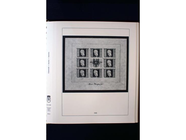 1850/1988, gestempelte Sammlung mit u.a. Mi.-Nr. 1 (2), 2 (2), 10-15I, 10-15II, 161-77, 518-23, 555, Bl.1 (Fotoattest Zenker 