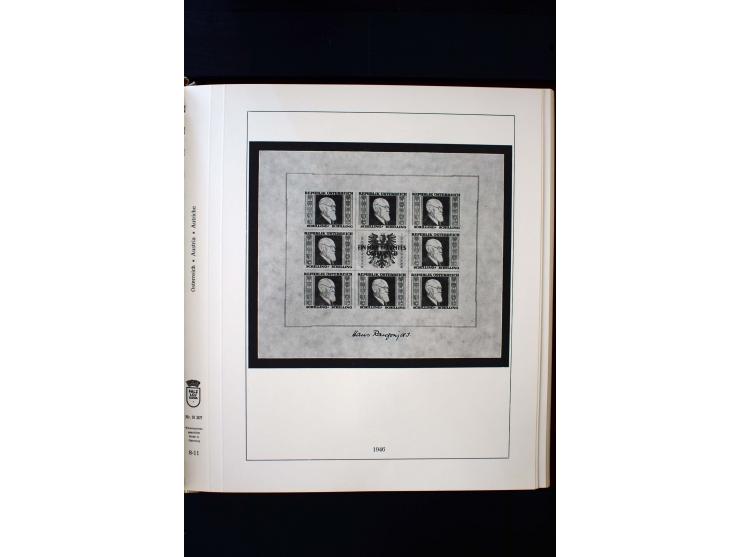 1850/1988, gestempelte Sammlung mit u.a. Mi.-Nr. 1 (2), 2 (2), 10-15I, 10-15II, 161-77, 518-23, 555, Bl.1 (Fotoattest Zenker 