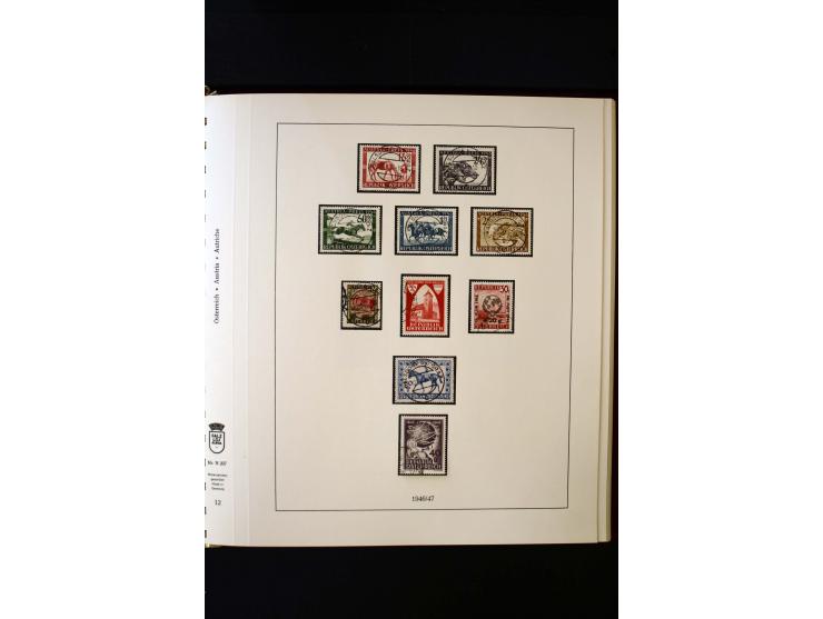 1850/1988, gestempelte Sammlung mit u.a. Mi.-Nr. 1 (2), 2 (2), 10-15I, 10-15II, 161-77, 518-23, 555, Bl.1 (Fotoattest Zenker 