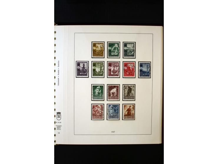1850/1988, gestempelte Sammlung mit u.a. Mi.-Nr. 1 (2), 2 (2), 10-15I, 10-15II, 161-77, 518-23, 555, Bl.1 (Fotoattest Zenker 