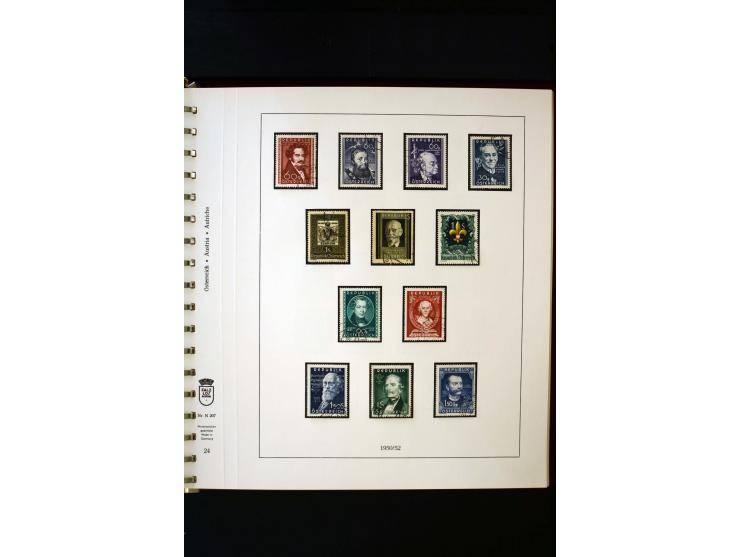 1850/1988, gestempelte Sammlung mit u.a. Mi.-Nr. 1 (2), 2 (2), 10-15I, 10-15II, 161-77, 518-23, 555, Bl.1 (Fotoattest Zenker 