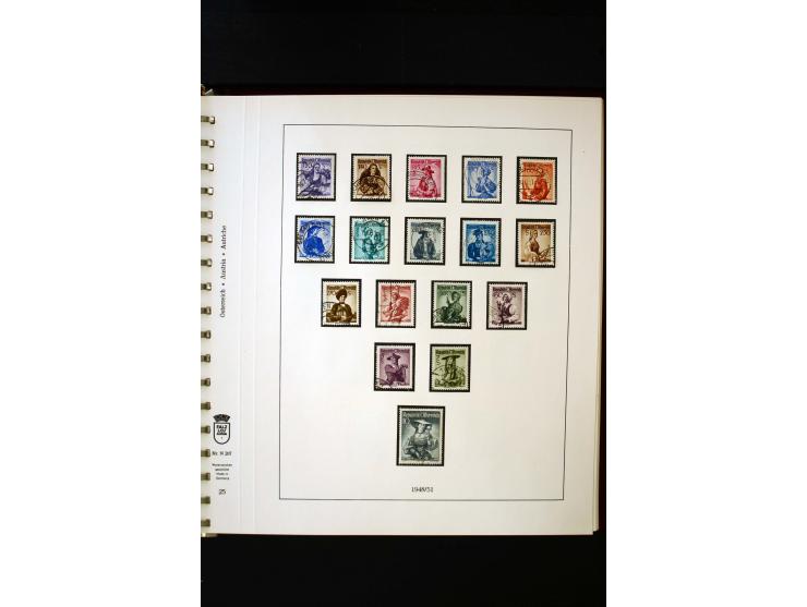 1850/1988, gestempelte Sammlung mit u.a. Mi.-Nr. 1 (2), 2 (2), 10-15I, 10-15II, 161-77, 518-23, 555, Bl.1 (Fotoattest Zenker 