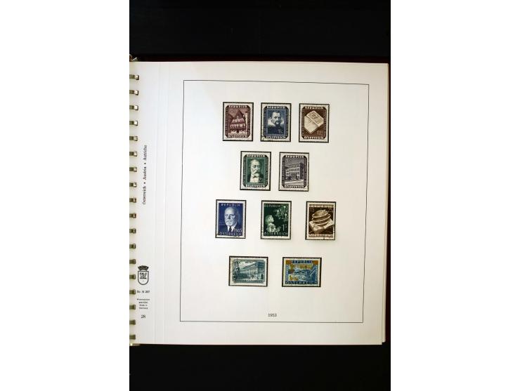 1850/1988, gestempelte Sammlung mit u.a. Mi.-Nr. 1 (2), 2 (2), 10-15I, 10-15II, 161-77, 518-23, 555, Bl.1 (Fotoattest Zenker 