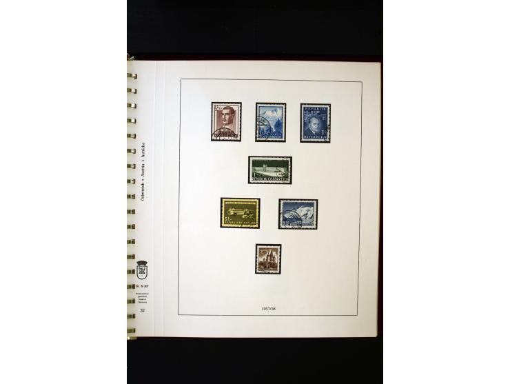 1850/1988, gestempelte Sammlung mit u.a. Mi.-Nr. 1 (2), 2 (2), 10-15I, 10-15II, 161-77, 518-23, 555, Bl.1 (Fotoattest Zenker 