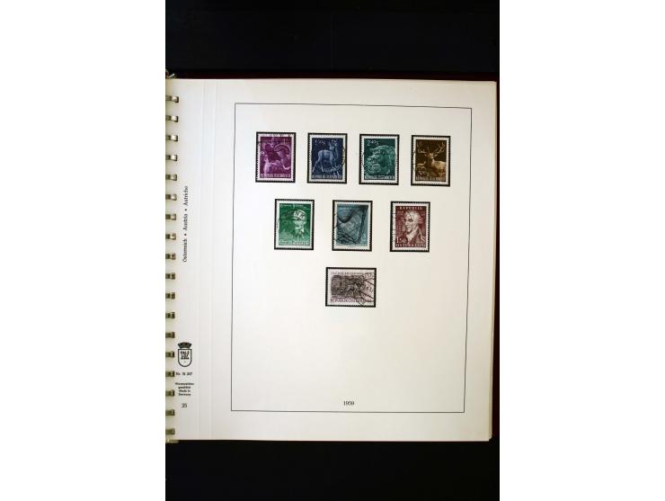 1850/1988, gestempelte Sammlung mit u.a. Mi.-Nr. 1 (2), 2 (2), 10-15I, 10-15II, 161-77, 518-23, 555, Bl.1 (Fotoattest Zenker 