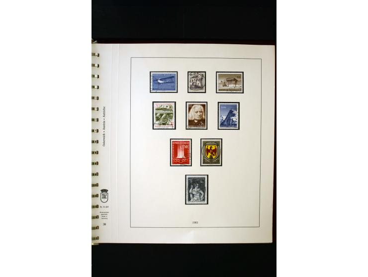1850/1988, gestempelte Sammlung mit u.a. Mi.-Nr. 1 (2), 2 (2), 10-15I, 10-15II, 161-77, 518-23, 555, Bl.1 (Fotoattest Zenker 
