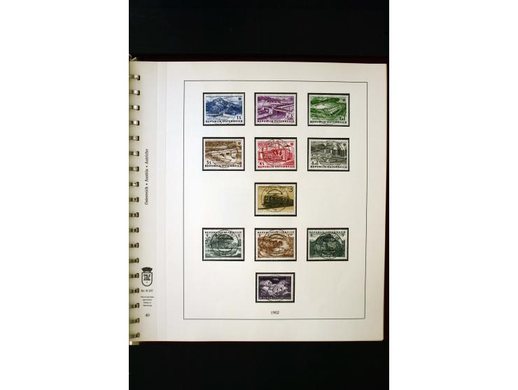 1850/1988, gestempelte Sammlung mit u.a. Mi.-Nr. 1 (2), 2 (2), 10-15I, 10-15II, 161-77, 518-23, 555, Bl.1 (Fotoattest Zenker 