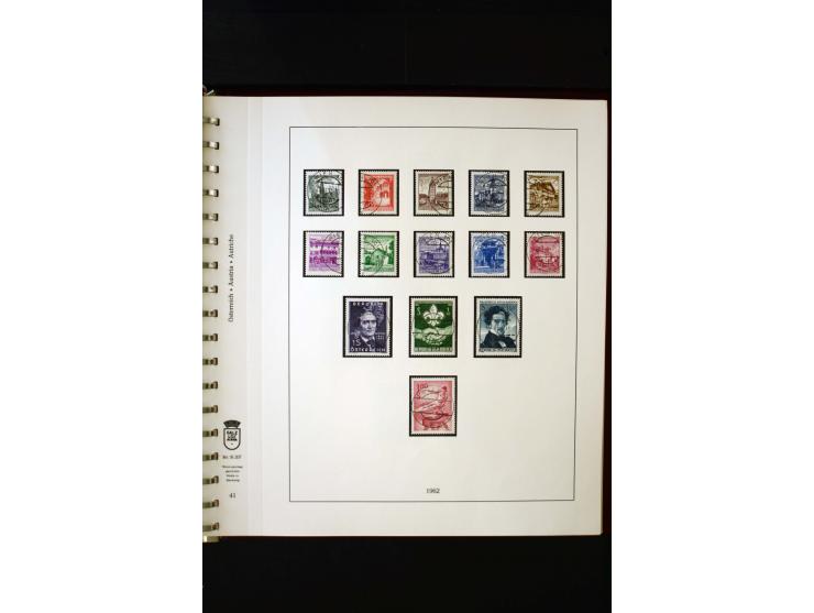 1850/1988, gestempelte Sammlung mit u.a. Mi.-Nr. 1 (2), 2 (2), 10-15I, 10-15II, 161-77, 518-23, 555, Bl.1 (Fotoattest Zenker 