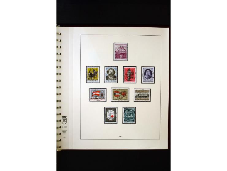 1850/1988, gestempelte Sammlung mit u.a. Mi.-Nr. 1 (2), 2 (2), 10-15I, 10-15II, 161-77, 518-23, 555, Bl.1 (Fotoattest Zenker 
